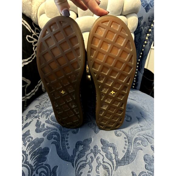 Dr Martens Brown Lace Up Fold Down Red Plaid Size 8/EU 39 - Picture 6 of 6